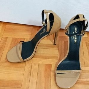 Saint Laurent Jane nude sandals